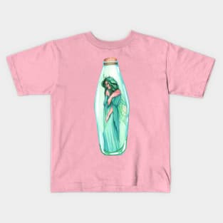 Green Bottled Fairy Kids T-Shirt